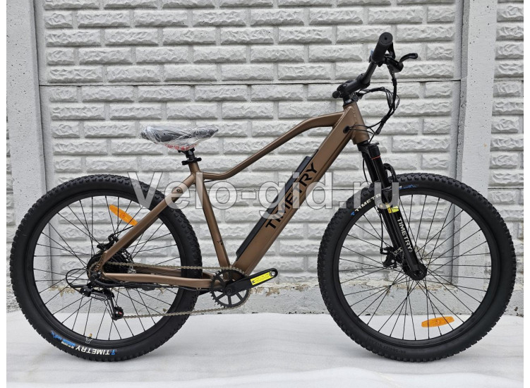 Электровелосипед TimeTry D902 27.5 Бронзовый
